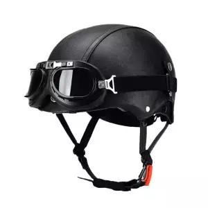 바이크 라이딩헬멧 바람막이 고글 복고풍 오토바이 클래식헬멧 안전모 스