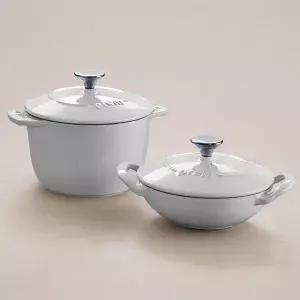 [NS홈쇼핑]프렘 라이트 그레이 16cm무쇠냄비 2종 (택1)[35728746]