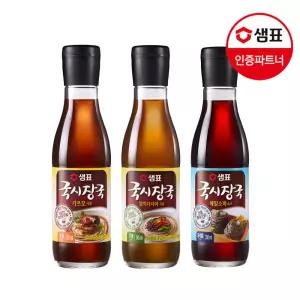 샘표 국시장국 3종 3개 골라담기/ 멸치다시마/가쓰오/메밀소바