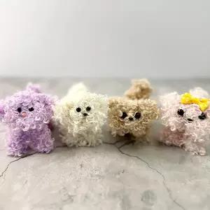 푸들 모루 강아지 인형 키링 만들기 (1인세트)