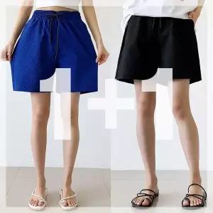 [하프클럽/]파타야 시어서커 반바지 가볍고 시원한 통기성 운동복 비치룩