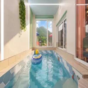 [충북/단양] 단양 그린나래 독채 풀빌라 펜션 (편의점/매점/강/호수/포레스트뷰(산)/스파/독채/풀빌라/복층/가족/개별바베큐/공용수영장(실외)/테라스/주차장/커플/흡연구역(지정장소)/온수수영장/단체)