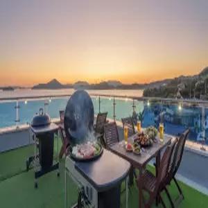 [전남/여수(돌산 외)] 여수 스테이 라온피네 스파 펜션 (바다(바로앞)/스파/개별바베큐/일출/일몰/커플/가족/오션뷰/테라스/바베큐장/주차장/흡연구역(지정장소))