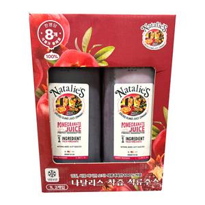 코스트코 나탈리스 착즙 석류주스 1Lx2개 /냉동 석류과육100% 