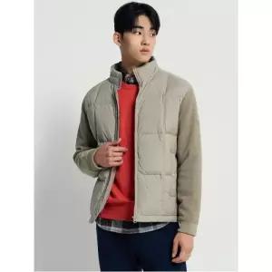 [빈폴멘] 니트소매 구스 미들 다운  베이지 (BC4X38O06A)