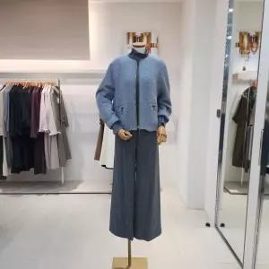 [모다아울렛][아이잗바바]부클레 메탈  링 집업 자켓 (BRBA0JK781블루)