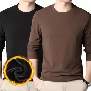 남자 롱슬리브 티셔츠 기모 긴팔 이너 무지티 쭉티