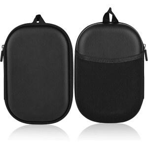 [미국배송] BOSE QC45 QC35 QC25 QC15 NC700 무선 헤드폰/헤드셋 케이블 수납이 가능한 정품 하드 쉘 여행용 휴대용 가방 블랙과 호환되는 OEM 교체 헤드폰 케이스