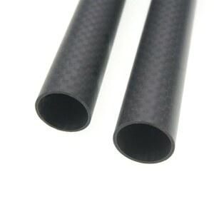 2PCS 25mm 탄소 섬유 튜브 쿼드콥터 헥사콥터 프레임 암 랜딩 기어 Rc 드론 키트 DIY 25mmX21mm 사각