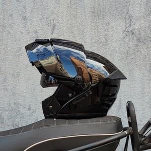 ORZ 오토바이 풀페이스 헬멧 남녀 패션 듀얼 모토크로스 레이싱 모듈러 플립업 모토