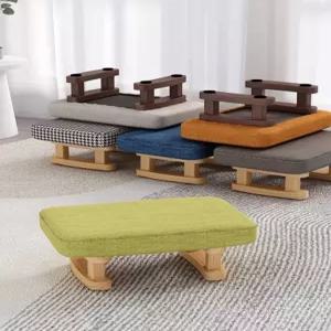 낮은 의자 푹신한쿠션 카페 거실 이동식 인테리어 좌식