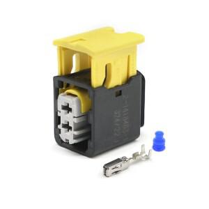 방수 자동차 커넥터  2 핀 2-1418483-1  2.8mm 헤비 듀티 밀폐형 시리즈  추가 터미널 및 도장