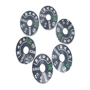 도니식 니콘 D750 D7100 용 신기능 다이얼 모델 단추 라벨 최고 디지털 카메라 수리 부품 1 개