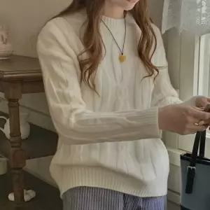 꽈배기 루즈핏니트 겨울니트 캐주얼니트 니트스웨터 데일리니트 꾸안꾸