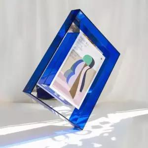 아크릴액자 블루사진프레임 장식용사진액자 사진프레임 블루 (WFKDC87)