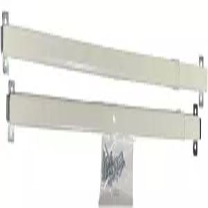 상단 및 하단 문과 측면 조명 놀라운 드레이퍼 하드웨어 플랫 새시 로드 18인치 28인치 2팩