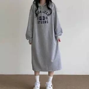 고품질 롱원피스 캐주얼원피스 후드 꾸안꾸 외출복 겨울 (WFKEOMK)