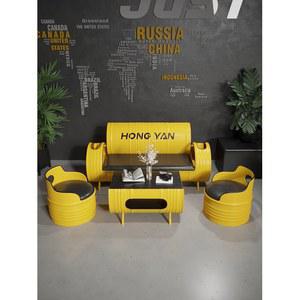 업소용 깡통테이블 포차 소파 2인쇼파 테이블 세트 B02 1인의자 식탁