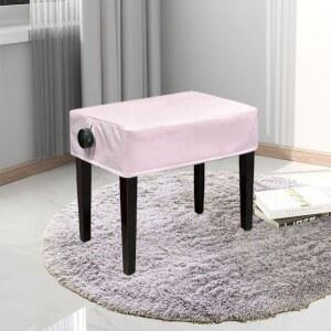 피아노의자 커버 베이지 핑크싱글 스툴커버