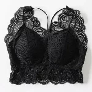 크로스 어깨근 레이스 브라탑 브라렛 노와이어브라 A15B