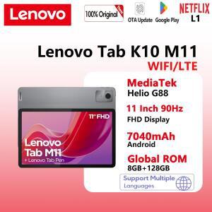 글로벌롬 레노버 탭 M11 k10 11인치 90Hz 디스플레이 안드로이드 13 L1 미디어텍 헬리오 G88 8GB/128GB 704