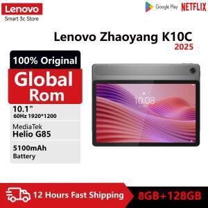 고품질 레노버 탭 자오양 K10c 글로벌롬 10.1인치 디스플레이 미디어텍 헬리오 G85 L1 128GB 롬 5100mAh 배
