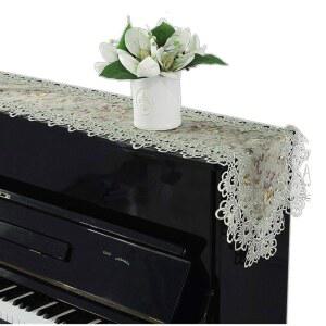 피아노 커버 천 레이스 장식용 방진 수직 상단 커버용