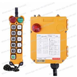 F24-10S AC/DC12-72V AC220V AC380V 산업용 무선 라디오 크레인 리모컨 스위치 호이스트 오버헤드 브리지