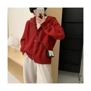 여자 후드 가디건 국내산 니트 코트 추동 원픽4