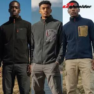 슈나이더 배색 플리스 본딩 자켓