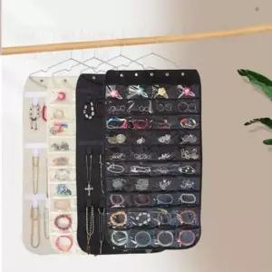 다용도 대용량 소품 패브릭 걸이형 악세사리 수납 보 소품수납함 소품수납포켓