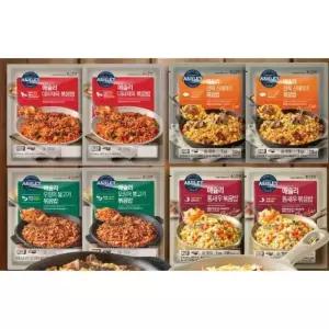 애슐리 볶음밥 8인분 세트(대파제육2+오징어불고기2+갈릭스테이크2+통새우2)