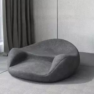 메모리폼 방석 명상 좌선 바닥 회색 기도 쿠션 라이트블루