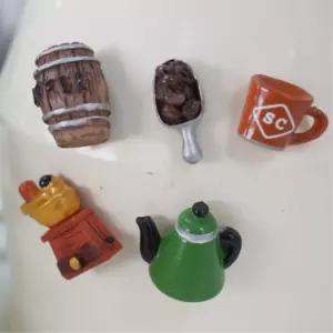 커피숍 커피머신 주전자 미니어처 자석 냉장고장식 집꾸미기