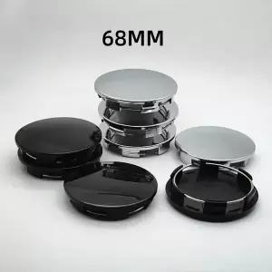 자동차휠캡 자동차 휠 센터 캡 ABS 68mm 현대 도요타 스바루 Bagde 로고 스티커 림 허브캡 커버 스타일링