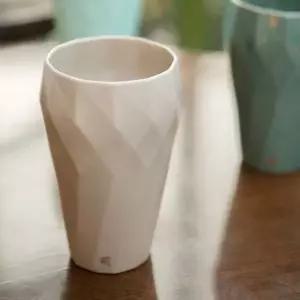 이천도자기 플리코 롱 머그컵 9cm 도자기 물컵 홈카페 선물용