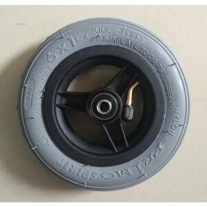 오토복 휠체어 액세서리 시다 멍투 6인치 공기 주입식 앞바퀴 소형 휠 어셈블리