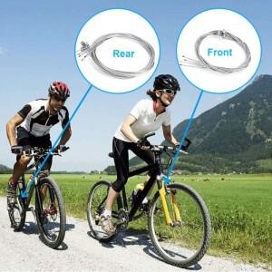 10/5/3/1PC 2M MTB 자전거 브레이크 라인 속도 고정 기어 시프터 케이블 세트 내부 와이어