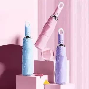 3단 자동 양산 우산 햇빛가리개 가방고리 암막양산 3단자동우산 양우산 우양산 3단우산