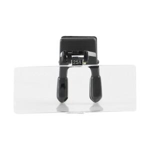 확대경 광학 기기 접이식 클립, 안경 루페 속눈썹 익스텐션, 조절 가능한 LED