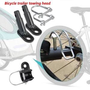 1pc 자전거 트레일러 커플러 부착 히치 유모차 링커 휴대용 범용 사이클링 커넥터 부품 액세서리