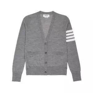 [롯데백화점]톰브라운 SS26 여성 울 4바 브이넥 가디건 FKC334A Y1014 055