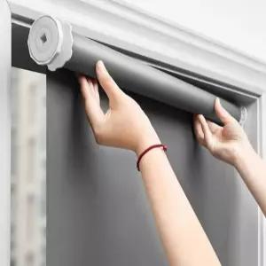 압축봉 블라인드 무타공 롤스크린 커텐 커튼