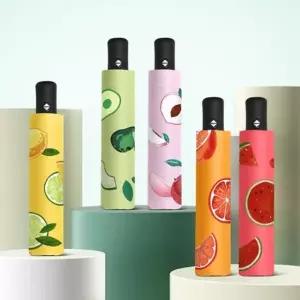 후르츠 과일 3단 전자동우산 암막우산 양산겸용