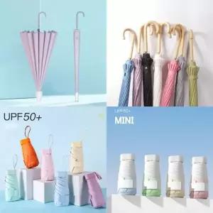 여름 필수  양산 우산 양우산 9종  비 장우산 수동 접이식 미니 자바라 캡 투명 자동 3단