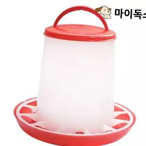 닭모이통 닭물통 병아리 자동 사료통 닭먹이통 1.5kg