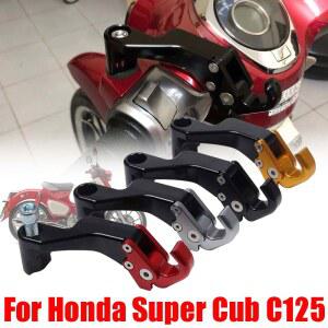 호환 HONDA SUPER CUB 125 SUPERCUB C125 오토바이 액세서리 편리한 수하물 헬멧 보관 가방 행어 거치대