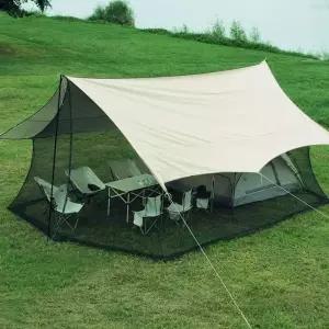 헥사타프모기장 메쉬스크린 야외 캐노피 방수 텐트 타프