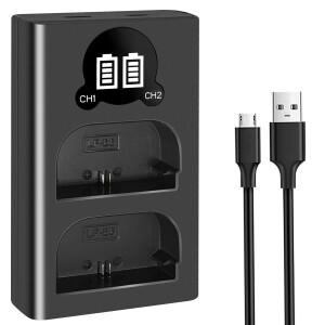 LP-E6 LP-E6N LP E6NH LED 듀얼 배터리 충전기 캐논 EOS R 90D 80D 70D 60D EOS 5D Mark II III IV EOS 6D