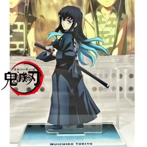 피규어 귀멸의 칼날 토키토 무이치로 멋진    패턴 아크릴 스탠드 테이블 패션 장식품.